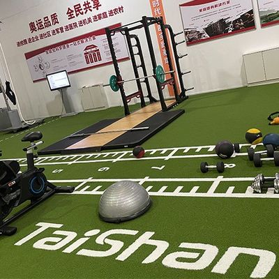 Hierba artificial resistente a los rayos UV para campos deportivos con instalación sin relleno