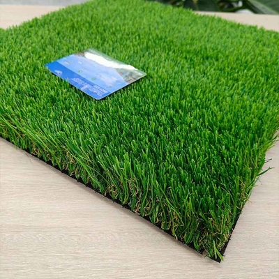 38mm No relleno Bajo mantenimiento Falsos Césped Artificial Paisaje Astro Césped Decorativo Césped Artificial Verde