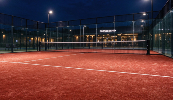 Certificado FEP 12mm Alturas de pila ladrillo color rojo pasto artificial para pistas de padel profesionales