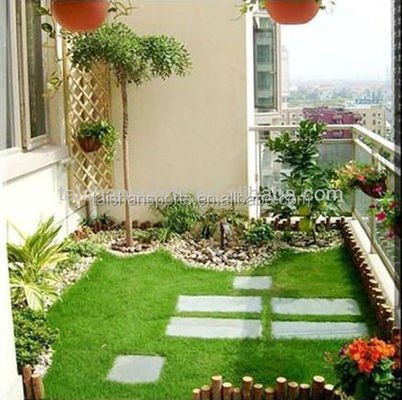 calidad  40mm Playground Artificial Grass With Dtex 11600 And 18900 Density Used For Landscape Decoration fábrica