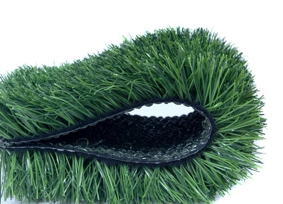 Césped deportivo artificial de alta densidad utilizado para el campo de fútbol con adherente PU y tamaño personalizable