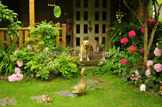 32 mm de altura de la pila amarillo de los deportes de césped artificial con 11200 Dtex y 14700 densidad para la decoración al aire libre