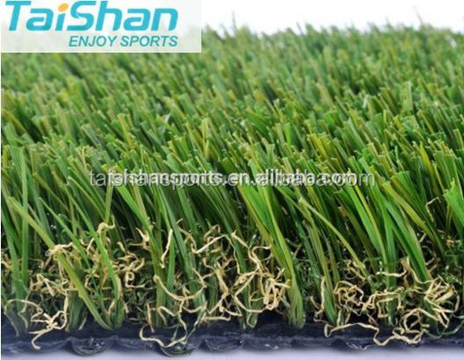 Césped de paisaje artificial multicolor personalizable de 50 mm para decoración en jardines o canchas deportivas Bajo mantenimiento