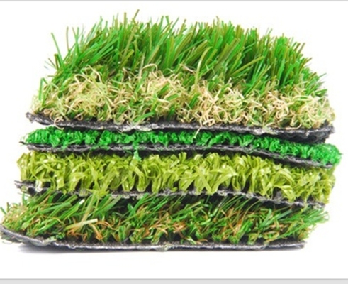 SBR Latéx Apoyo Paisaje sintético Hierba verde 45mm Para pavimentar lugares de ocio Patios y jardines familiares