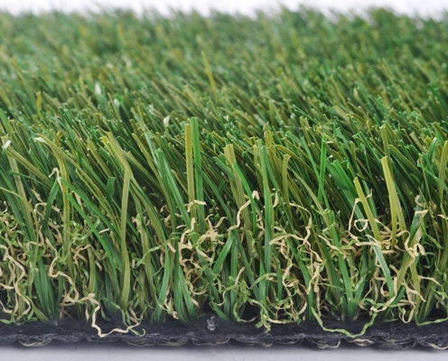 SBR Latéx Apoyo Paisaje sintético Hierba verde 45mm Para pavimentar lugares de ocio Patios y jardines familiares