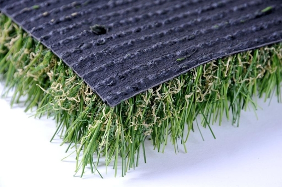 Césped artificial híbrido de alta densidad para jardines interiores y exteriores para mascotas Almohadillas de 35 mm excelente permeabilidad al agua