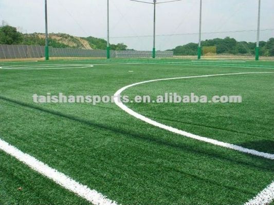 Césped artificial de alta densidad con certificación FIFA de 55 mm de altura para canchas de fútbol con bajo mantenimiento
