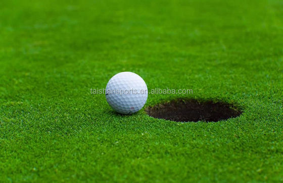 Césped artificial de golf con altura de pila de 17 mm alta densidad y adhesivo PU para césped sintético