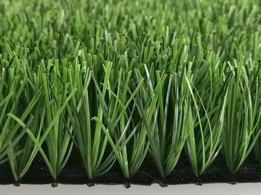 El césped artificial de fútbol de medición 5/8 pulgadas material PE de color verde hierba falsa para campos de fútbol y patios de recreo de la escuela