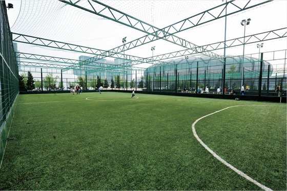 60 mm de altura de pila Fútbol Césped artificial Deportes Césped falso 5/8' de diámetro 140 puntos/m Césped artificial