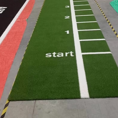 19 mm de fotografía de hierba artificial línea blanca para campos deportivos parques infantiles lugares comerciales decoración