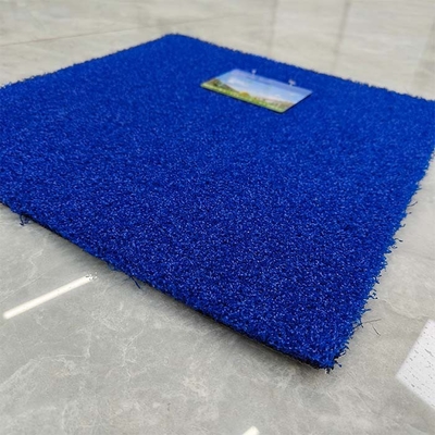 Césped artificial de hockey de 15 mm 8000 Dtex Césped sintético azul con bajo mantenimiento Excelente rendimiento