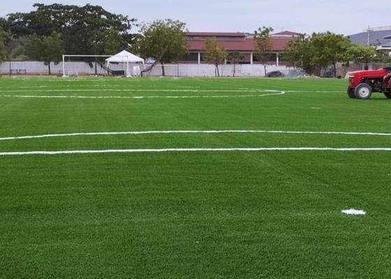 Césped artificial de fútbol de 50 mm 160 puntos/M Césped falso para exteriores Para campos de fútbol y actividades al aire libre con bajo mantenimiento