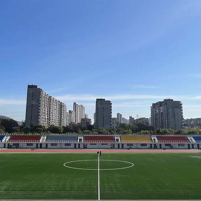 Césped artificial de fútbol de 50 mm de altura resistente a los rayos UV, aprobado por la FIFA, con alta densidad y bajo mantenimiento
