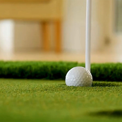 Césped artificial de golf verde de 13 mm para eventos deportivos con 230 puntos de sutura por metro y 6500 Dtex