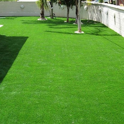 Hierba artificial híbrida de tejido mixto de múltiples filamentos de césped verde resistente a la abrasión