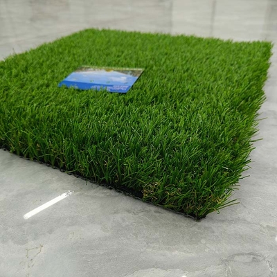 48 mm Paisaje de ocio Verde artificial Césped falso Alta densidad Alta Dtex Bajo mantenimiento Aspecto realista