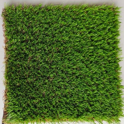 9600 Dtex 18900 Paisaje de alta densidad Ocio Hierba artificial mezclando hierba recta y curva