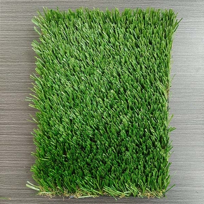 40 mm 14600 Dtex Paisaje Falso Césped Verde Artificial Con Agujas de Drenaje Perforadas Y Adhesivo PU