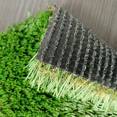 40 mm 14600 Dtex Paisaje Falso Césped Verde Artificial Con Agujas de Drenaje Perforadas Y Adhesivo PU