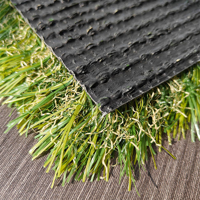 40 mm de altura de pila Multipurpose hierba artificial verde con soporte de plástico PP + Leno y recubrimiento de látex SBR