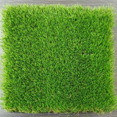 Césped artificial de paisaje no contaminante de 40 mm verde Césped artificial con protección ambiental de calibre 3/8