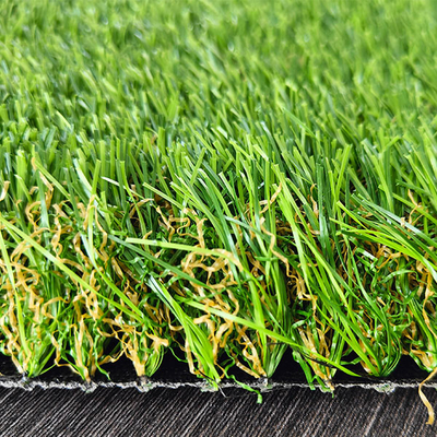 Césped artificial de paisaje no contaminante de 40 mm verde Césped artificial con protección ambiental de calibre 3/8
