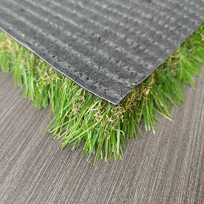 Césped artificial de alto rendimiento sin relleno de 25 mm para parques jardines de ocio y patios de recreo