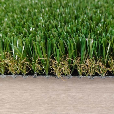 20 mm Césped sintético sin relleno PU Adhesivo Verde Paisaje Césped sintético Tamaño de rollo personalizable