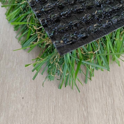 Césped artificial de paisaje de ocio de 32 mm con adhesivo PU y doble respaldo PP