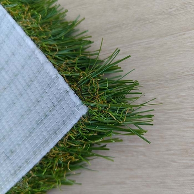 8800 Dtex 40 mm Alturas de pila Tejido fundido a caliente Tejido de respaldo Paisaje Césped artificial en 4 colores