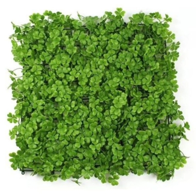 PE Personalizable Pared verde artificial hierba Eco decoración amigable Resistente a los rayos UV resistente a la intemperie