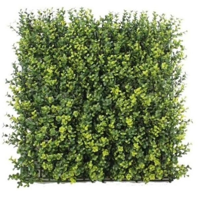 Material de polietileno de hierba artificial de pared verde de aspecto natural para decorar y ordenar