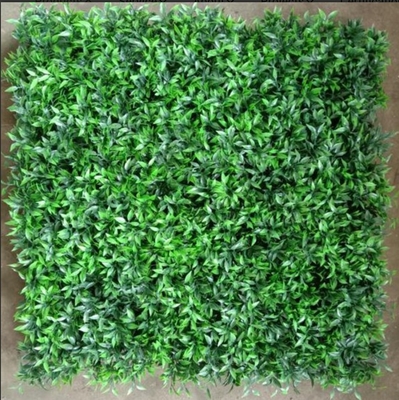 Hierba artificial para paredes con excelentes efectos decorativos para casas y cafeterías de forma cuadrada