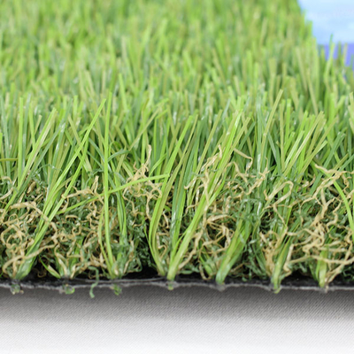 Hierba artificial de paisaje de 40 mm de alta densidad de alta Dtex Falsos Astro Turf SBR Latex Compuesto PP