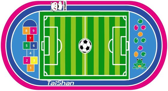 Césped de fútbol mini personalizable con campo de fútbol artificial de grado deportivo para bajo mantenimiento