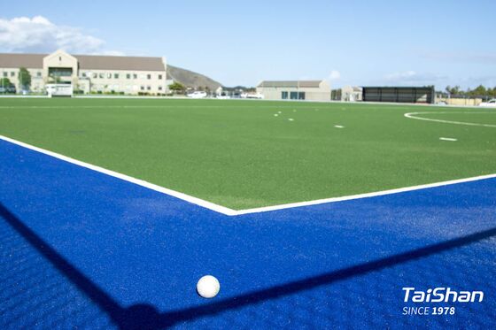 Césped artificial de hockey certificado por la FIH con 17 mm de altura de la pila, no hay metales pesados para un juego constante.