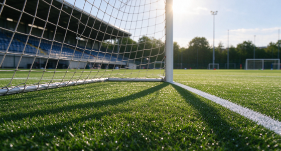 Césped artificial de fútbol con baja resistencia a los rayos UV certificado por la FIFA para campos de fútbol profesionales