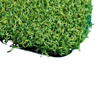 Césped artificial de golf con altura de pila de 17 mm alta densidad y adhesivo PU para césped sintético