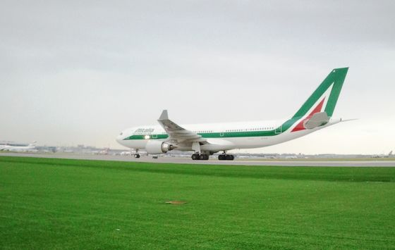 Césped artificial antiabrasión de 40 mm para escenarios aeroportuarios