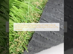Césped de alfombra natural resistente a los rayos UV para exteriores de uso personalizado Césped artificial de 43 mm Césped de jardín sintético Césped artificial para paisajes