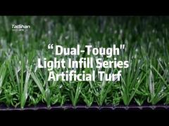 Introducción al césped deportivo con relleno ligero de la serie "Dual-Tough"